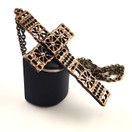 Turun Hopea oy | Pentti Sarpaneva | 10cm  Ristiriipus | PITSI Kaulakoru | Pronssia