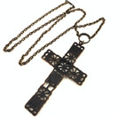 Turun Hopea oy | Pentti Sarpaneva | 10cm  Ristiriipus | PITSI Kaulakoru | Pronssia