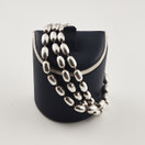 T.n | Oliiviketju  / Papuketju  | 45cm kaulaketju | Hopeaa