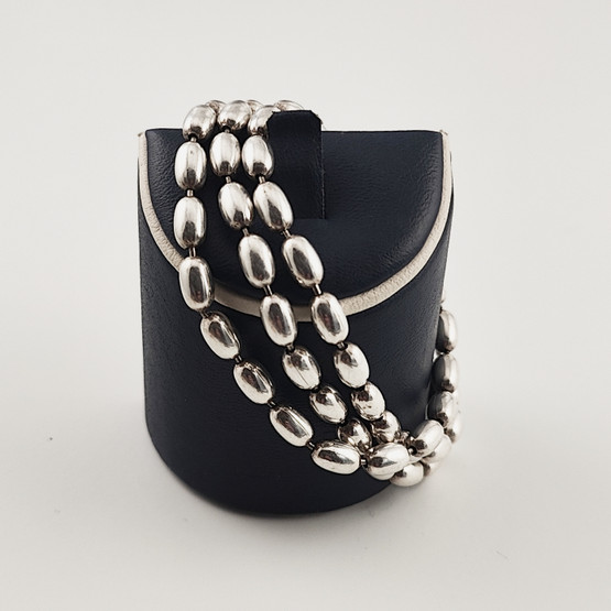 T.n | Oliiviketju  / Papuketju  | 45cm kaulaketju | Hopeaa