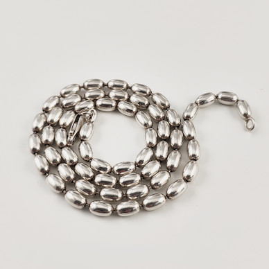 T.n | Oliiviketju  / Papuketju  | 45cm kaulaketju | Hopeaa