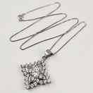 Upea ja säihkyvä RIIPUS kirkkailla kivillä | Kaulakoru | 925 Hopeaa