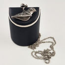 Kalevala Koru | (pieni) HATTULAN LINTU -Riipus | Kaulakoru | Hopeaa 