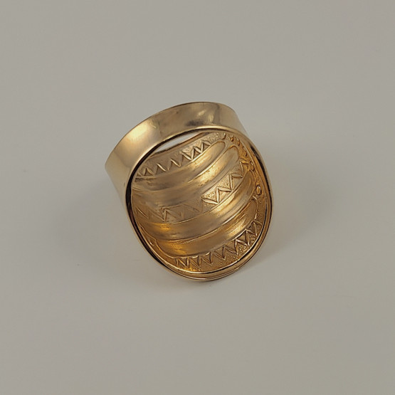 Kalevala Koru | PERNIÖN Sormus | 19mm | 14k Kultaa | -98