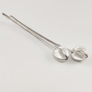 Kalevala Koru | LUMIKUKKA solki | Rintakoru | Hopeaa