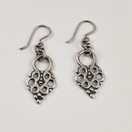 KK, Kalevala koru | Lapin-korvakorut  | Hopeaa