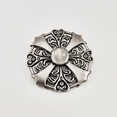 Kalevala Koru | Kuukiven koru | Riipus / Solki | Hopeaa 