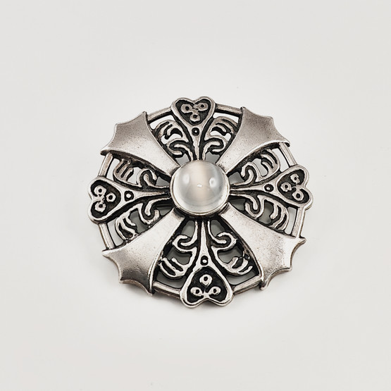 Kalevala Koru | Kuukiven koru | Riipus / Solki | Hopeaa 