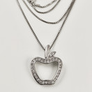 OMENA Riipus kirkkailla kivillä | Kaulakoru |  925 Hopeaa