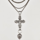 Kalevala Jewelry | (iso) Räisälän Krusifiksi -kaulakoru | Hopeaa  -96