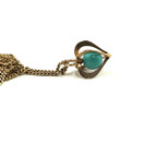 Kupittaan kulta oy | Elis Kauppi | pieni SYDÄN Riipus | Turkoosi-kivi | Kaulakoru 585 kultaa 