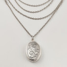 Kalevala Koru | Lapin Medaljonki | Kaulakoru |  Hopeaa