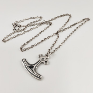 KK | Kalevala Koru | pieni Torin Vasara RIIPUS | Kaulakoru | Hopeaa 