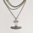 KK | Kalevala Koru | pieni Torin Vasara RIIPUS | Kaulakoru | Hopeaa 