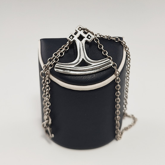 KK | Kalevala Koru | pieni Torin Vasara RIIPUS | Kaulakoru | Hopeaa 