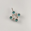 Kupittaan Kulta oy | Elis Kauppi | Turkoosi-kivet |  Riipus | Hopeaa