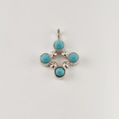 Kupittaan Kulta oy | Elis Kauppi | Turkoosi-kivet |  Riipus | Hopeaa