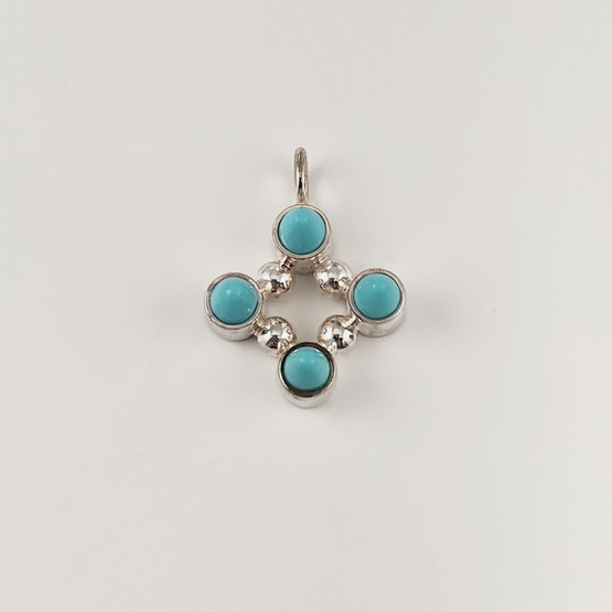 Kupittaan Kulta oy | Elis Kauppi | Turkoosi-kivet |  Riipus | Hopeaa