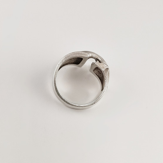 Lapponia | Björn Weckström |  STYKS  Sormus | Hopeaa -78