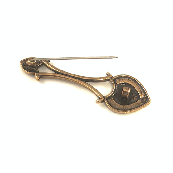 Kalevala Koru | HELINÄ -Solki | Rintakoru | Pronssia 