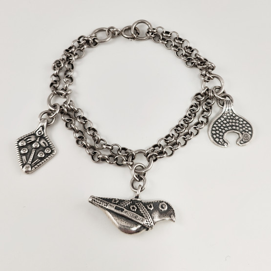 Kalevala Koru | Aarrekääty -Rannekoru | Hopeaa -97