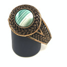 Turun Hopea oy | Pentti Sarpaneva | iso PUNOS rannekoru | Akaatti | Pronssia