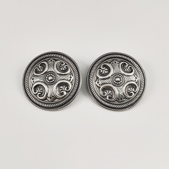 KALEVALA Koru | RÄISÄLÄN korvakorut | KLIPSIT | 925 Hopeaa -94