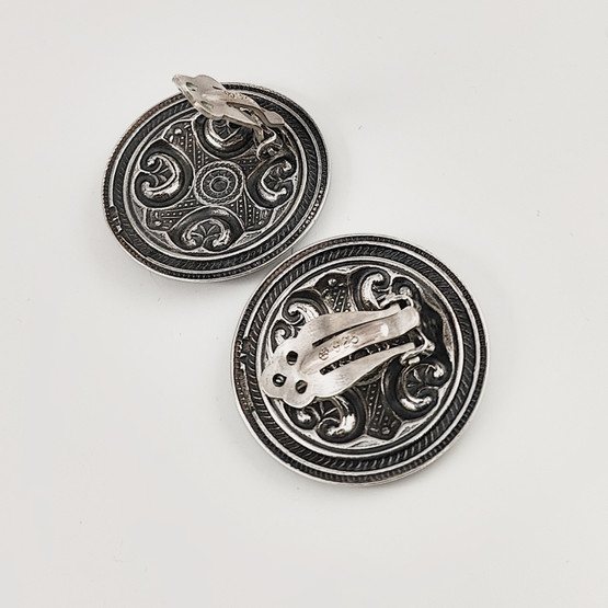 KALEVALA Koru | RÄISÄLÄN korvakorut | KLIPSIT | 925 Hopeaa -94