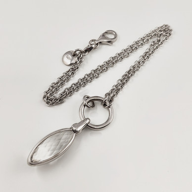 AAL | Rannekoru | ranneketju kirkkaalla kivellä | 925 Hopeaa 