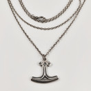 KK | Kalevala Koru | pieni Torin Vasara RIIPUS | Kaulakoru | Hopeaa 