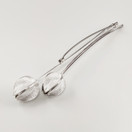 Kalevala Koru | LUMIKUKKA solki | Rintakoru | Hopeaa