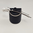 Kalevala Koru | LUMIKUKKA solki | Rintakoru | Hopeaa