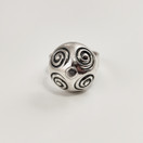 Kalevala Koru | Halikon käätykorut | Spiraali -Sormus | Hopeaa -95