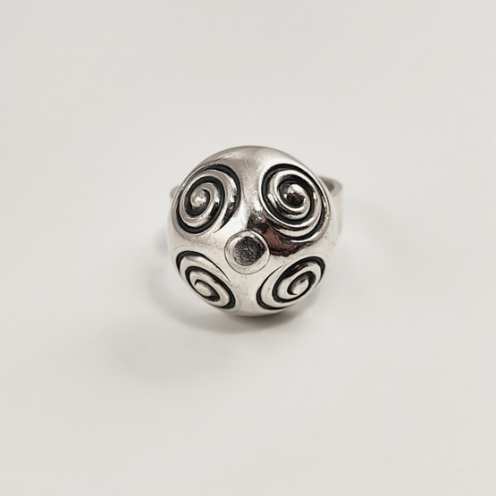 Kalevala Koru | Halikon käätykorut | Spiraali -Sormus | Hopeaa -95