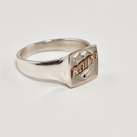 Saurum oy, Kuopio | KALPA  |  Jääkiekko Sormus | Kantasormus | 22mm | Hopeaa 