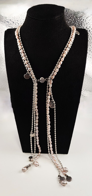 Kalevala Koru | Kirsti Doukas | monikerroksinen Vanamo kääty | Kaulakoru | Hopeaa