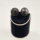 Kalevala Koru | Aurinkoleijona -Korvakorut | tappikorvikset | Hopeaa -99