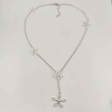 Kalevala Koru | Lumihiutale KÄÄTY |  Kaulakoru | Hopeaa