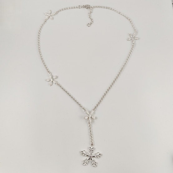 Kalevala Koru | Lumihiutale KÄÄTY |  Kaulakoru | Hopeaa