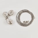 Kalevala Koru | Lumikukka riipus | 3-kukkaa | kaulakoru hopeaa