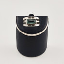 E.Granit & co.| Erik Granit |  vintage Sormus vihreällä kivellä | 813 Hopeaa -66