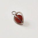 Kupittaan Kulta | Elis Kauppi | Sydänriipus | Karneoli | Hopeaa