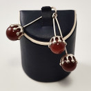 Kultasepät Salovaara ky | K.Sara | Karneoli Riipus | Hopeaa