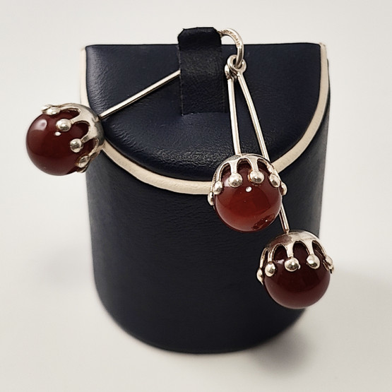 Kultasepät Salovaara ky | K.Sara | Karneoli Riipus | Hopeaa