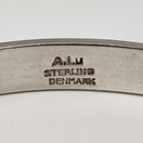 A.Lu Denmark| Tanskalainen RANNERENGAS |  Rannekoru | Hopeaa