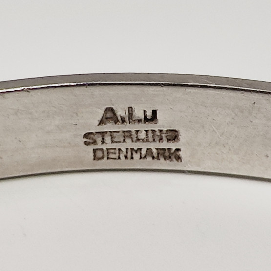 A.Lu Denmark| Tanskalainen RANNERENGAS |  Rannekoru | Hopeaa