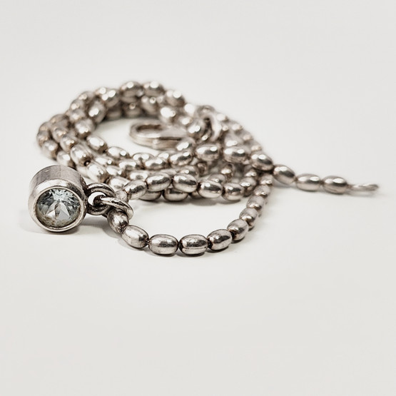 Kalevala Koru | Lähde kaulakoru | Sininen Topaasi | Hopeaa