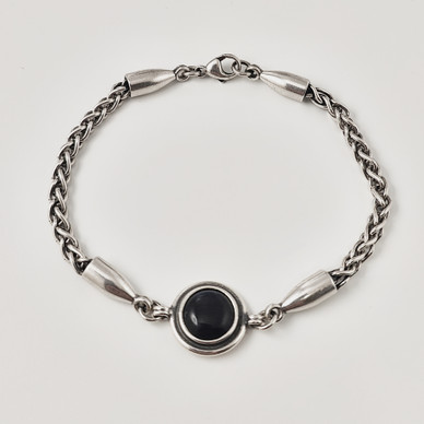 Kalevala Koru | Spektroliitti RANNEKORU | Hopeaa -04