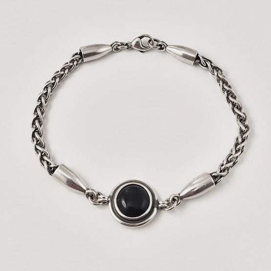 Kalevala Koru | Spektroliitti RANNEKORU | Hopeaa -04