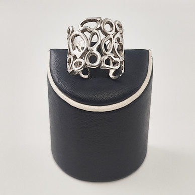 17mm leveä SORMUS |  925 Hopeaa  